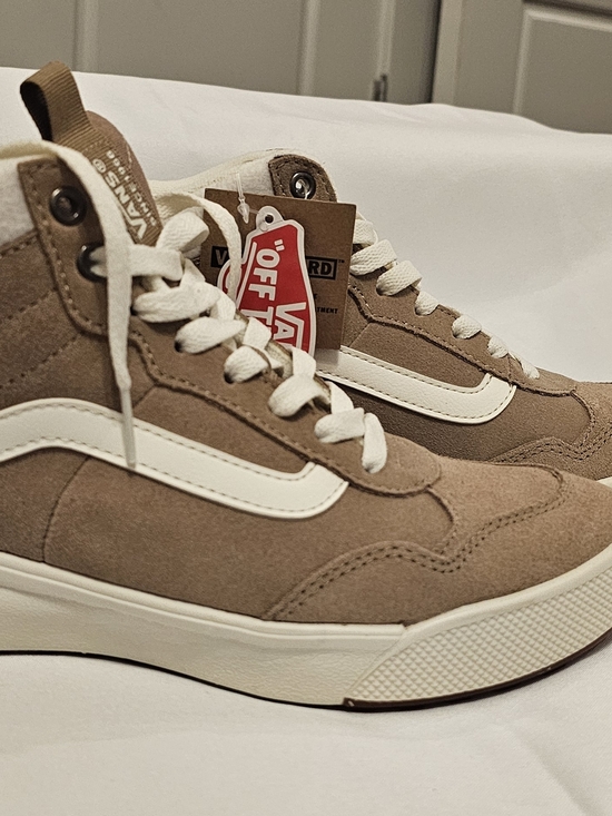 Vans Shoes - Vans Men's Suede Mid-Top Sneakers in Light Brown
